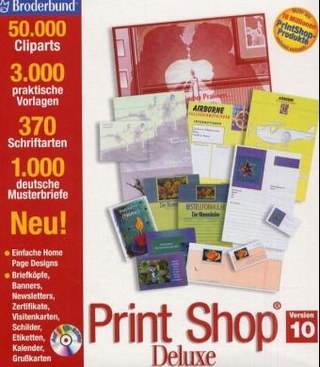 Print Shop 10 deluxe, 5 CD-ROMs