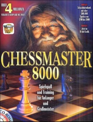 ChessMaster 8000, 2 CD-ROMs in Karton-Box