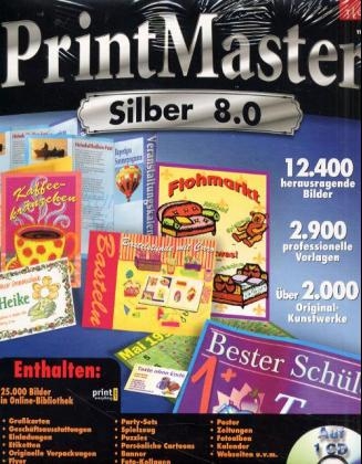 PrintMaster 8.0 Silber, 1 CD-ROM