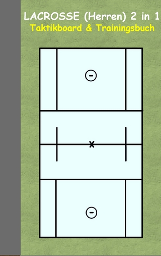 Lacrosse (Herren) 2 in 1 Taktikboard und Trainingsbuch
