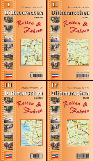 Dithmarschen Reiten & Fahren / Reiterkartenset / Dithmarschen Reiten & Fahren I - IV. Reiterkartenset 1:60.000