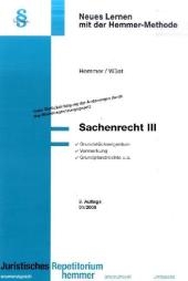 Sachenrecht III