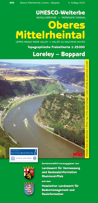 UNESCO-Welterbe - Oberes Mittelrheintal Loreley - Boppard (WR) -  Landesamt f&uuml;r Vermessung und Geobasisinformation Rheinland-Pfalz