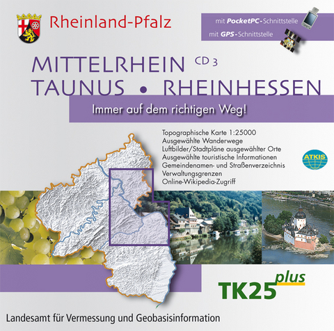 Mittelrhein-Taunus-Rheinhessen -  Landesamt für Vermessung und Geobasisinformation Rheinland-Pfalz