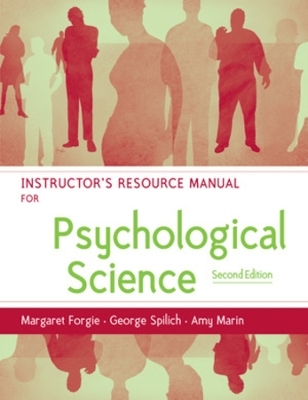 Instructor's Resource Manual - Margaret Forgie, Amy Marin, George Spilich