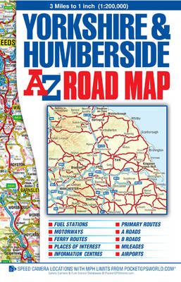 Yorkshire & Humberside Road Map -  Geographers A-Z Map Co. Ltd.