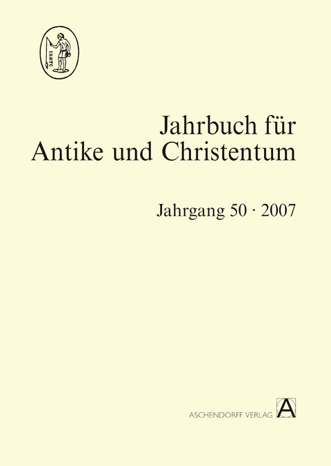 Jahrbuch f&uuml;r Antike und Christentum - 