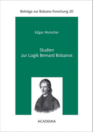 Studien zur Logik Bernard Bolzanos. Softcover