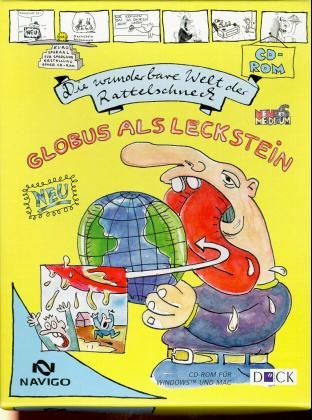 Globus als Leckstein, 1 CD-ROM in Cartbox