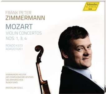 Violin Concertos Nos 1, 3, 4, Rondo K. 373, Adagio K. 261, 1 Audio-CD - Wolfgang Amadeus Mozart