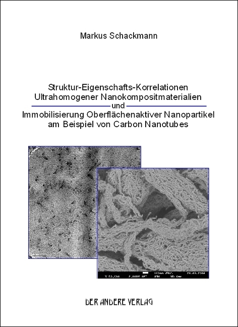 Struktur-Eigenschafts-Korrelationen Ultrahomogener Nanokompositmaterialien und Immobilisierung Oberfl&auml;chenaktiver Nanopartikel am Beispiel von Carbon Nanotubes - Markus Schackmann