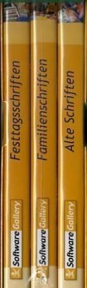 Festtags & Spezial Schriften, 3 CD-ROMs