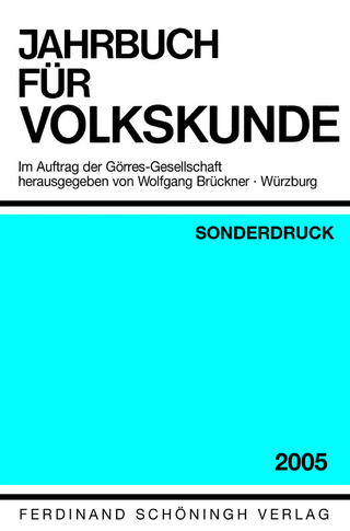 Jahrbuch für Europäische Ethnologie (vormals Jahrbuch der Volkskunde) Im Auftrag der Görres-Gesellschaft