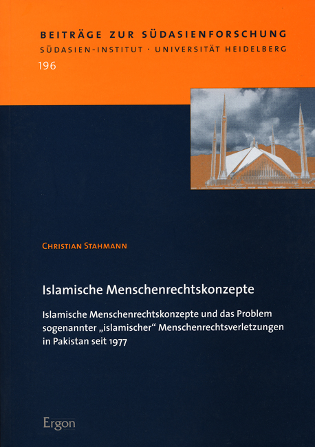 Islamische Menschenrechtskonzepte - Christian Stahmann