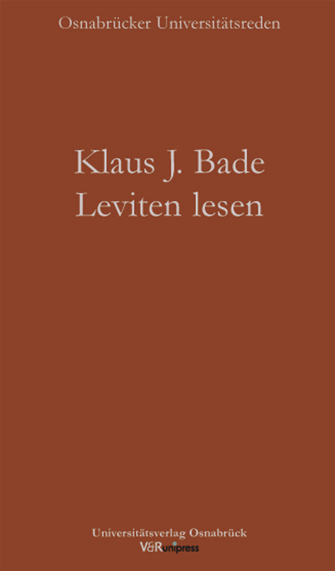 Leviten lesen - Klaus J. Bade
