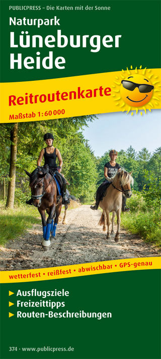 Reitroutenkarte Naturpark Lüneburger Heide
