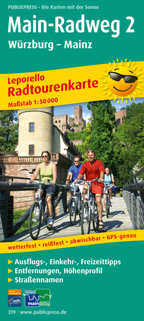 Main-Radweg 2, W&uuml;rzburg - Mainz
