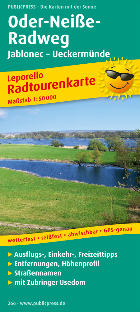 Oder-Nei&szlig;e-Radweg, Jablonec - Ueckerm&uuml;nde