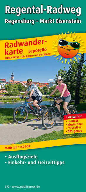 Regental-Radweg, Regensburg - Markt Eisenstein