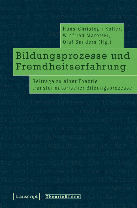 Bildungsprozesse und Fremdheitserfahrung - 