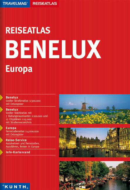 Travelmag Reiseatlas - Europa Reiseatlas Benelux