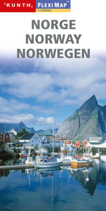 KUNTH FlexiMap Magnum Norwegen 1:1 Mio.