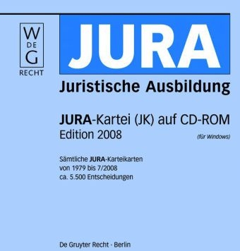 Jura-Kartei (JK) auf CD-ROM. Edition 2008 - 