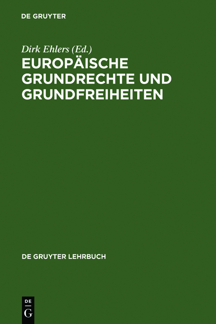 Europ&auml;ische Grundrechte und Grundfreiheiten - 