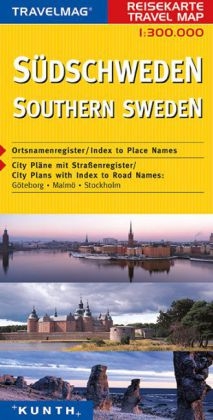KUNTH Reisekarte Südschweden 1:300 000