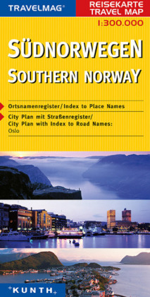 KUNTH Reisekarte S&uuml;dnorwegen 1:300 000