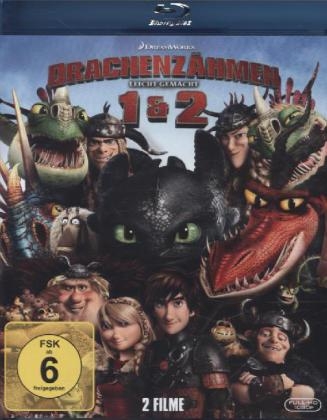 Drachenzaehmen leicht gemacht 1 & 2 Box, 2 Blu-ray