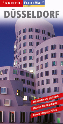 KUNTH FlexiMap D&uuml;sseldorf 1:12 500