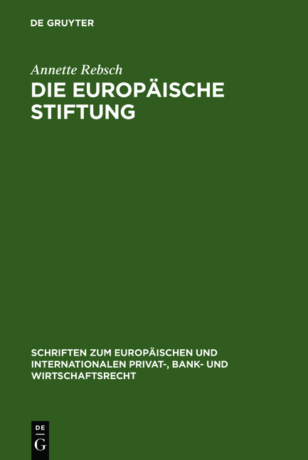 Die Europ&auml;ische Stiftung - Annette Rebsch