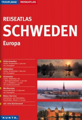 KUNTH Reiseatlas Schweden, Europa 1:300 000