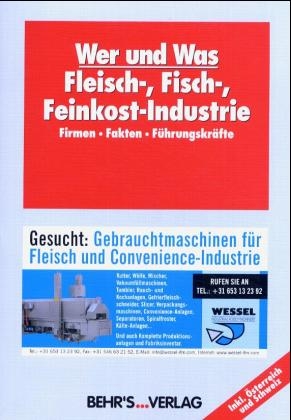 Wer und Was Fleisch-, Fisch-, Feinkost-Industrie 2005 inkl. &Ouml;sterreich und Schweiz, CD-ROM Standard-Version
