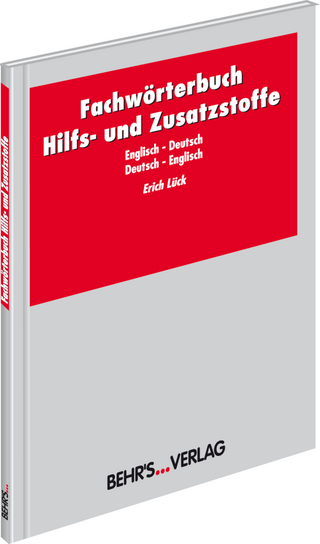 Fachwörterbuch Hilfs- und Zusatzstoffe