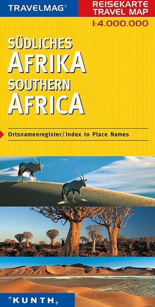 KUNTH Reisekarte Südliches Afrika 1:4 Mio.