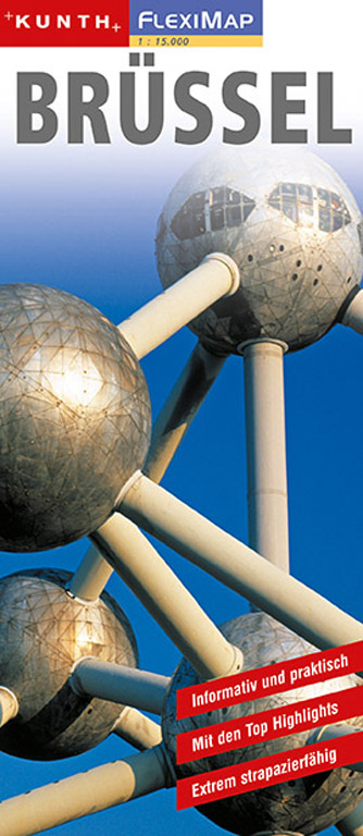 KUNTH FlexiMap Br&uuml;ssel 1:15000 - 