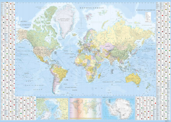 Politische Weltkarte - 