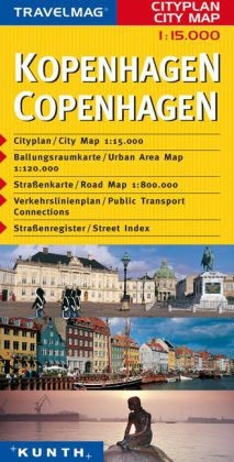 KUNTH Cityplan Kopenhagen 1:15 000