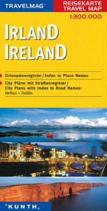 KUNTH Reisekarte Irland 1:300 000