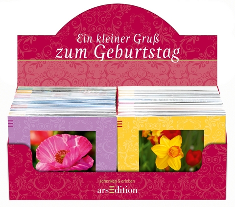 Display &raquo;Ein kleiner Gru&szlig; zum Geburtstag&laquo;