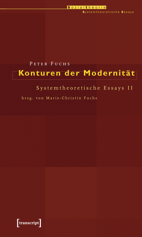 Konturen der Modernit&auml;t - Peter Fuchs
