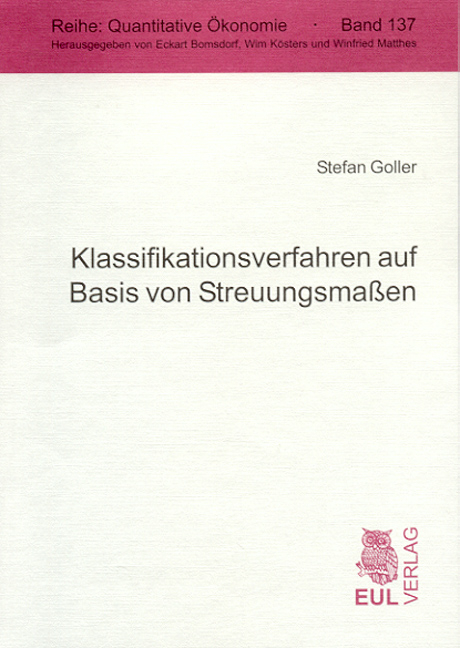 Klassifikationsverfahren auf Basis von Streuungsmassen - Stefan Goller