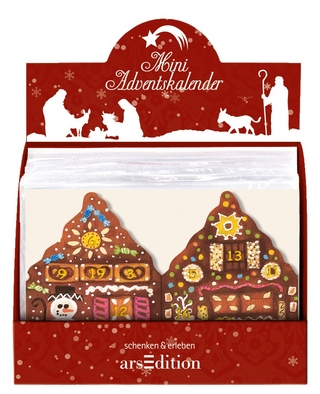 Kleine Teelichthäuschen (6 x 6 Stück im Display)