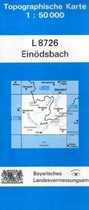 Topographische Karten Bayern [Bl.L8726] -  Ein&ouml;dsbach