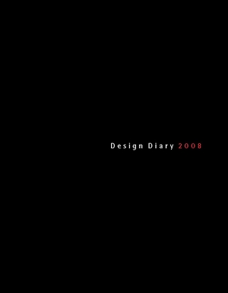 Design Diary 2008