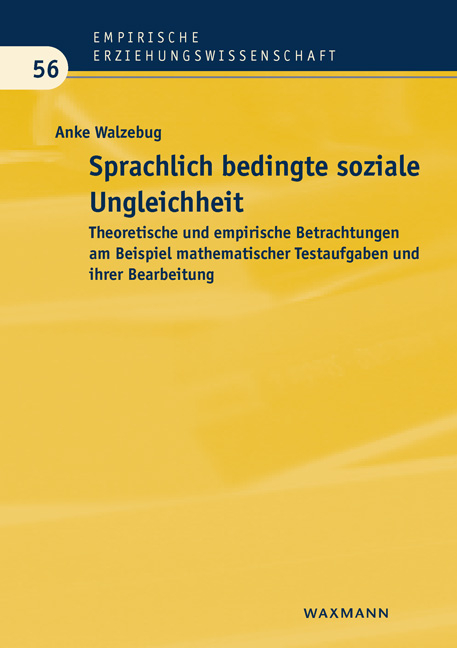 Sprachlich bedingte soziale Ungleichheit - Anke Walzebug