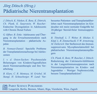 Pädiatrische Nierentransplantation