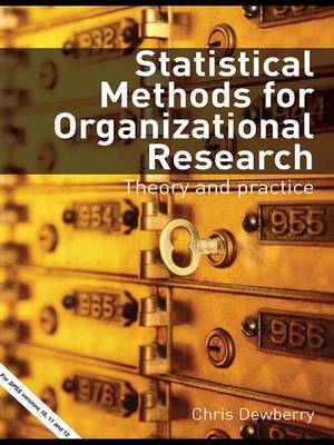Statistical Methods for Organizational Research -  Chris Dewberry